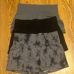 OQQ High Waisted Seamless Shorts